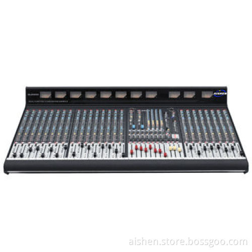 Mixing console, 8-audio groups with pan and routing to LR and MNew